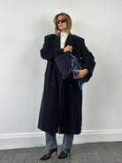 Pierre Cardin 1990s Wool Cashmere Double Breasted Floor Length Coat - XL - SYLK