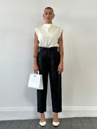 Vintage High Waisted Tapered Trousers - W26 - SYLK