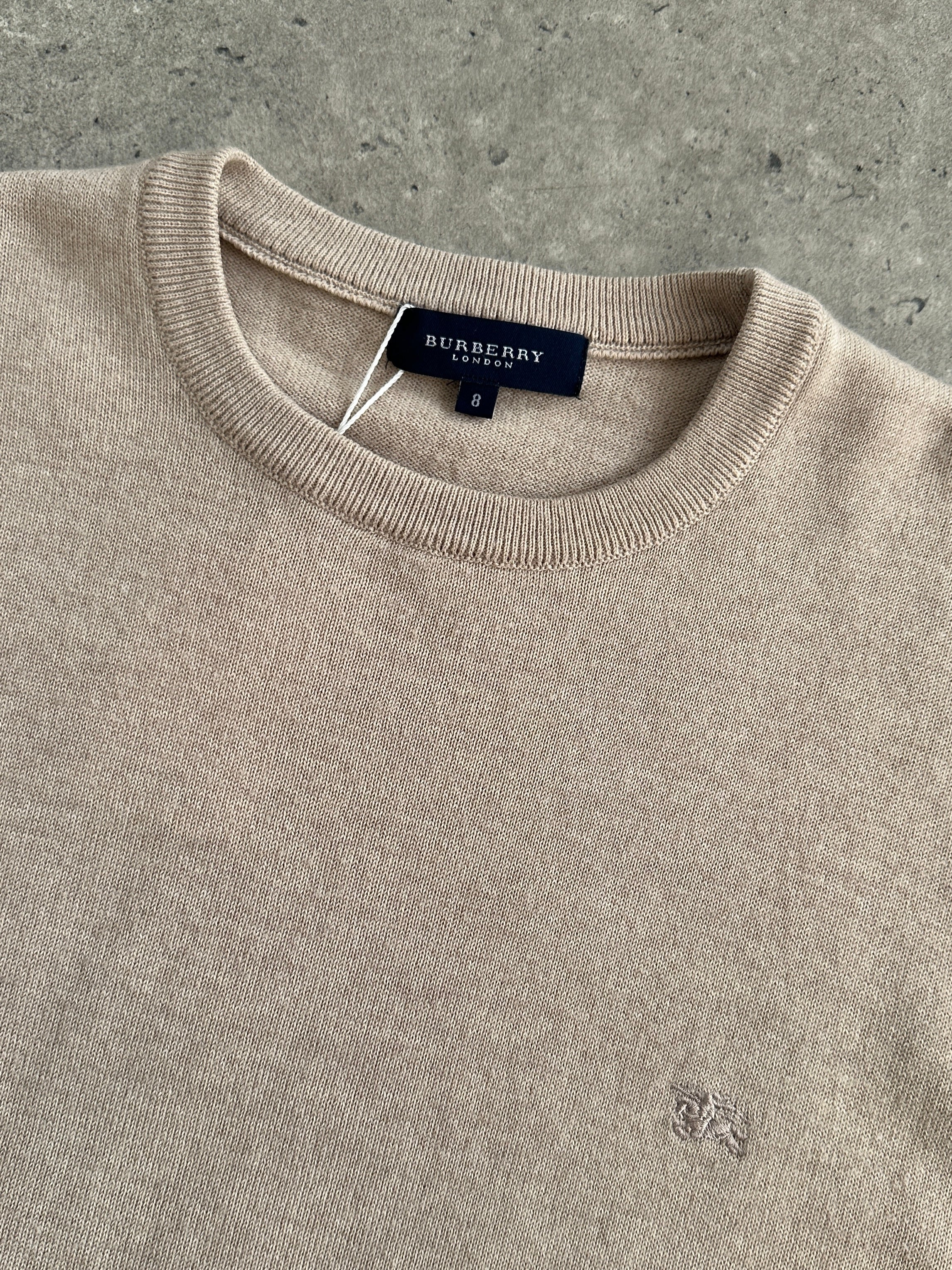 Burberry Merino Wool Logo Knitted Jumper - L/XL - SYLK