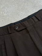 Yves Saint Laurent 1990s Pure Wool High Waisted Tailored Trousers - W28 - SYLK