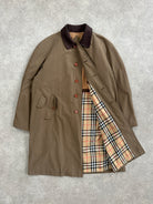 Burberry 1990s Cotton Field Trench Coat - XL/XXL - SYLK