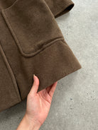 Max Mara Weekend 2000s Wool Hooded Double Breasted Coat - M - SYLK