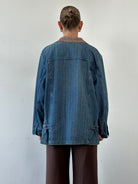 Valentino Workwear Denim Pinstripe Jacket - XL - SYLK