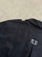 Armani Jeans Showerproof Nylon Lightweight Logo Jacket - S/M - SYLK