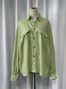 Versace Jeans Couture 1990s Check Cotton Shirt - L/XL - SYLK