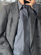 Yves Saint Laurent 1990s Cotton Logo Shirt - XL - SYLK