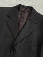 Vintage Pure Merino Wool Single Breasted Blazer - 44R/XL - SYLK