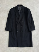 Pierre Cardin 1990s Pure Wool Double Breasted Coat - XXL - SYLK