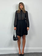 Giorgio Armani Pure Silk Layered Skirt - 28-32W - SYLK