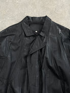 Vintage Leather Blouson Bomber Jacket - XL - SYLK