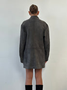 Giorgio Armani Black Label Pure Suede Blazer Jacket - L - SYLK