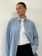 Ralph Lauren Stripe Pure Cotton Logo Shirt - XL - SYLK