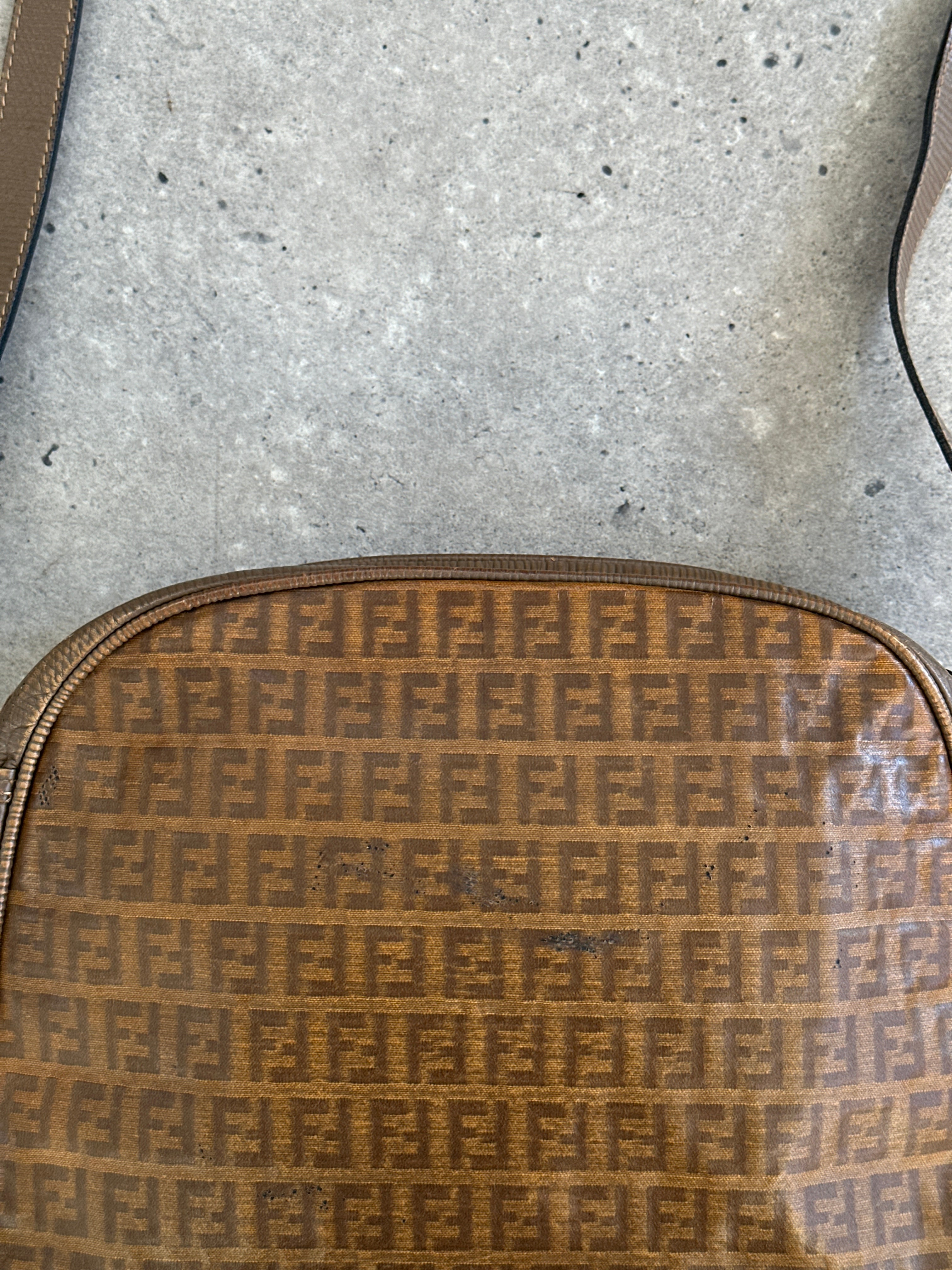 Fendi FF Monogram Crossbody Bag - SYLK