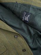 Burberry 1980s Tweed Check Alpaca Wool Single Breasted Check Blazer - 42R/L - SYLK