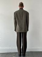 Giorgio Armani Pure Wool Check Blazer - XL - SYLK