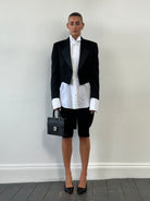 Christian Dior Monsieur 80s Double Breasted Tuxedo Tailcoat Blazer - M - SYLK