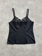 USA Vintage 1980s Lace Cami Top - M - SYLK