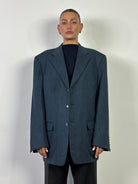 Yves Saint Laurent Rive Gauche 90s Bespoke Button Blazer - 48R/XXL - SYLK