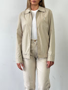 Yves Saint Laurent Cotton Logo Bomber Jacket - M - SYLK
