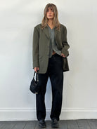 Prada Nylon Single Breasted Blazer - 44R/XL - SYLK