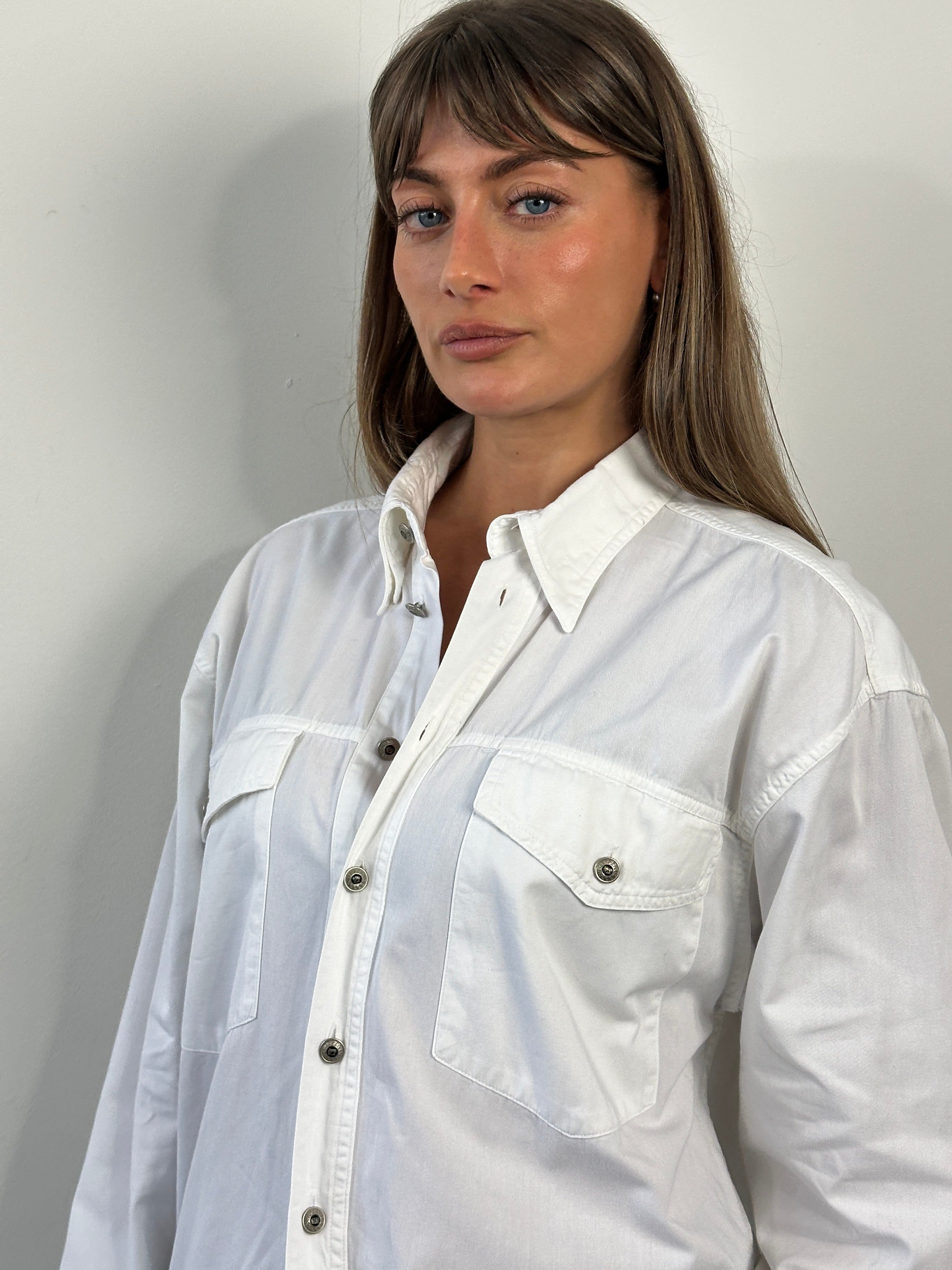 Versace Classic V2 1990s Bespoke Button Shirt - XL - SYLK