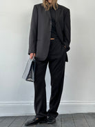Vintage Pinstripe Single Breasted Suit - 44R/W34 - SYLK