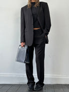 Vintage Pinstripe Single Breasted Suit - 44R/W34 - SYLK