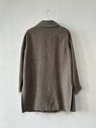 Marella Removable Collar Virgin Wool Coat - XL - SYLK