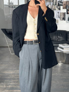 Yves Saint Laurent 1990s Bespoke Button Blazer - 44R/XL - SYLK