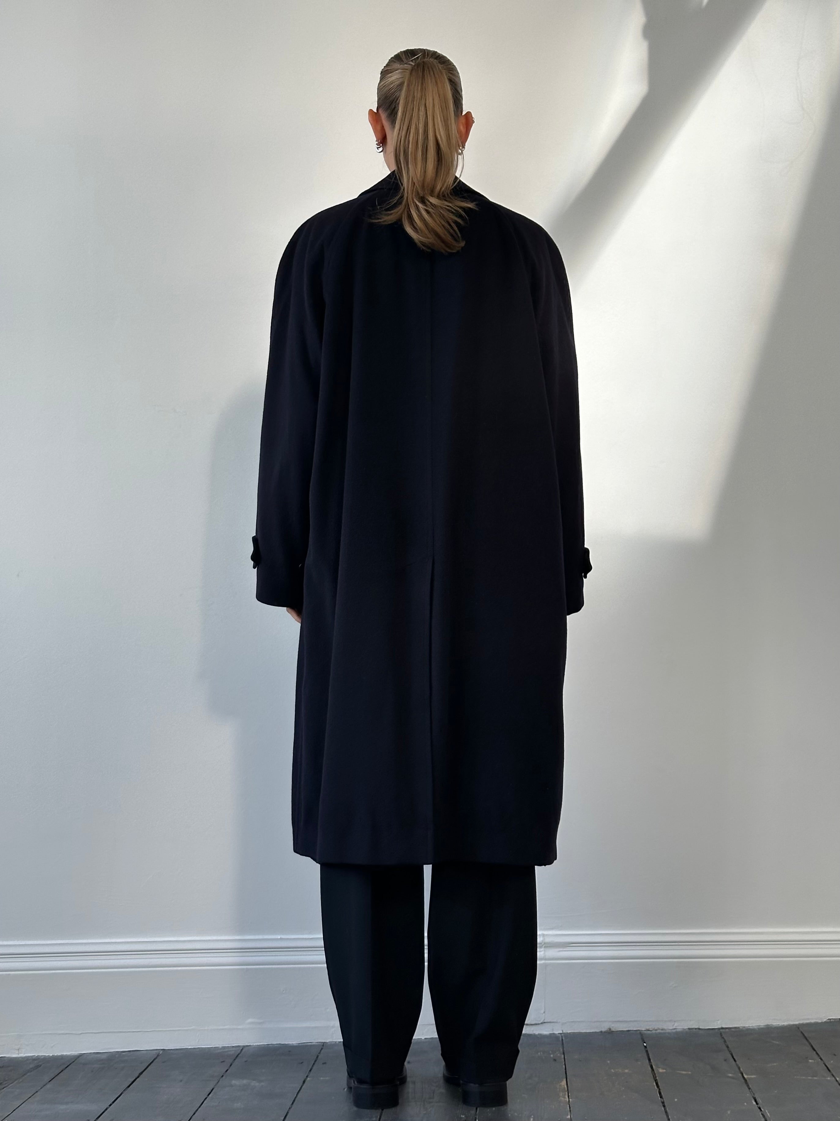 Burberry Pure Cashmere Concealed Placket Coat - XXL - SYLK