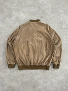 Vintage 1990s Suede Bomber Jacket - L - SYLK