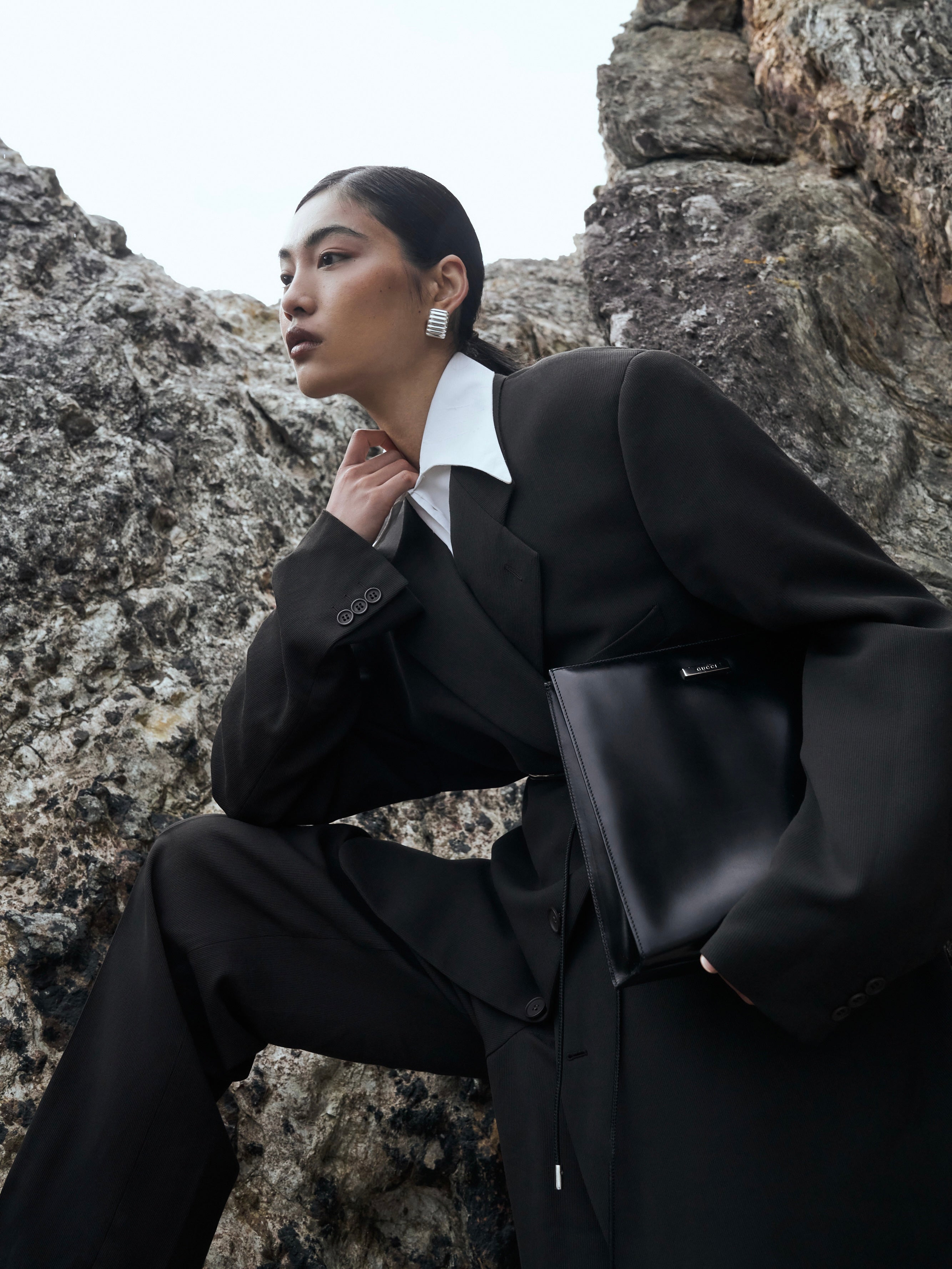 Giorgio Armani Virgin Wool Ribbed Single Breasted Suit - 48L/W36 - SYLK