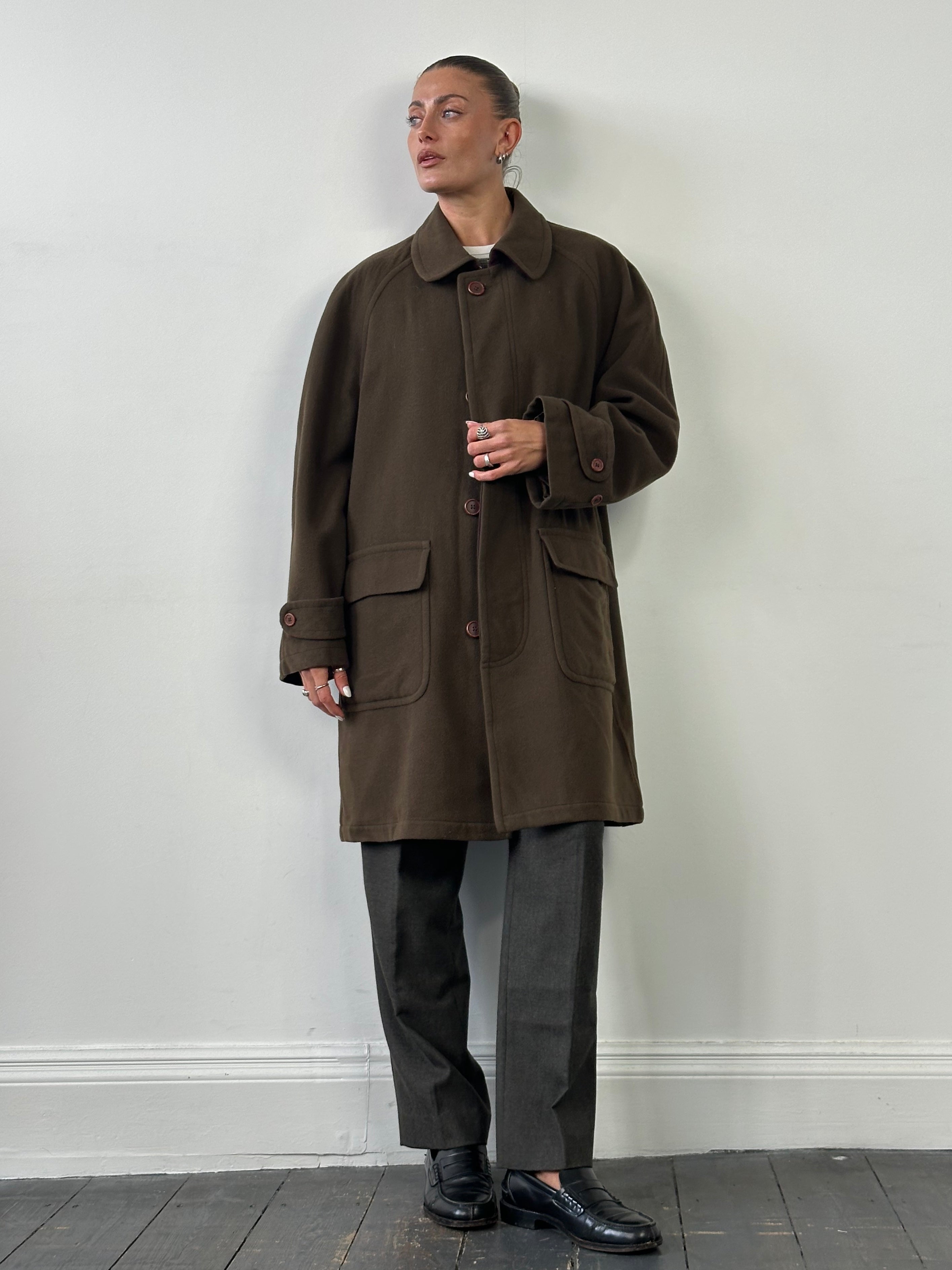 Missoni Wool Concealed Placket Coat - XXL - SYLK