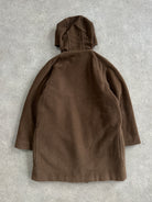 Max Mara Weekend 2000s Wool Hooded Double Breasted Coat - M - SYLK