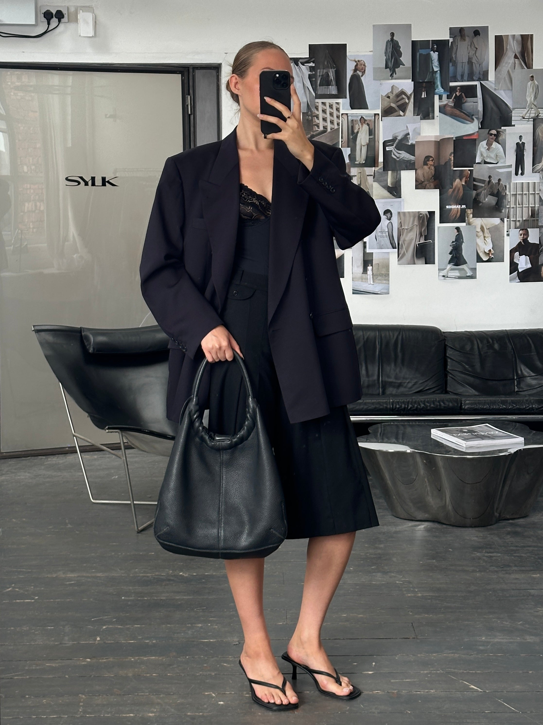 Vintage 1990s Wool Pleated Culottes - W27 - SYLK