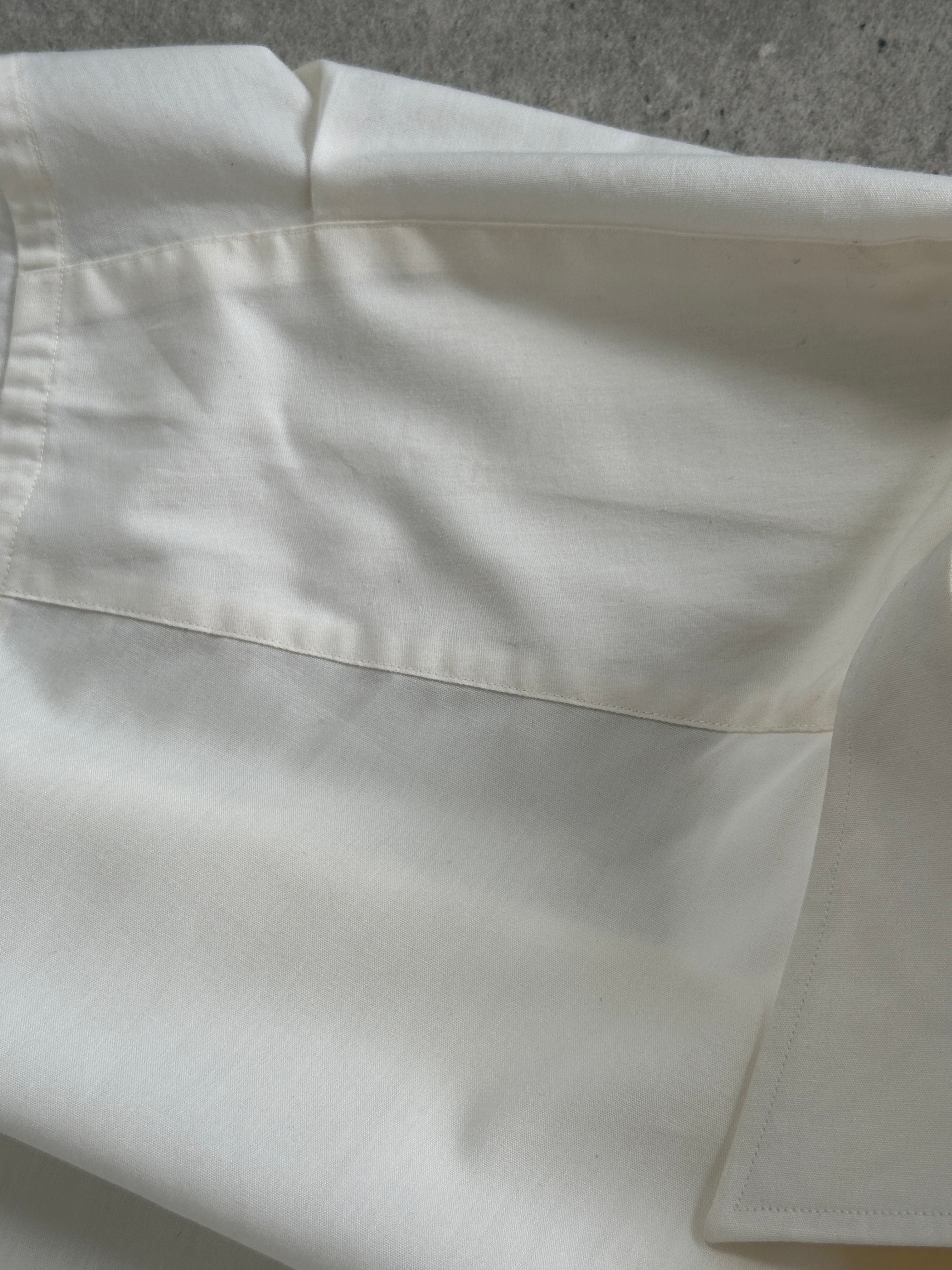 Yves Saint Laurent 2000s Cotton Short Sleeve Logo Shirt - L/XL - SYLK