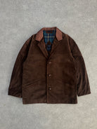 Valentino Suede Blazer Jacket - XL - SYLK