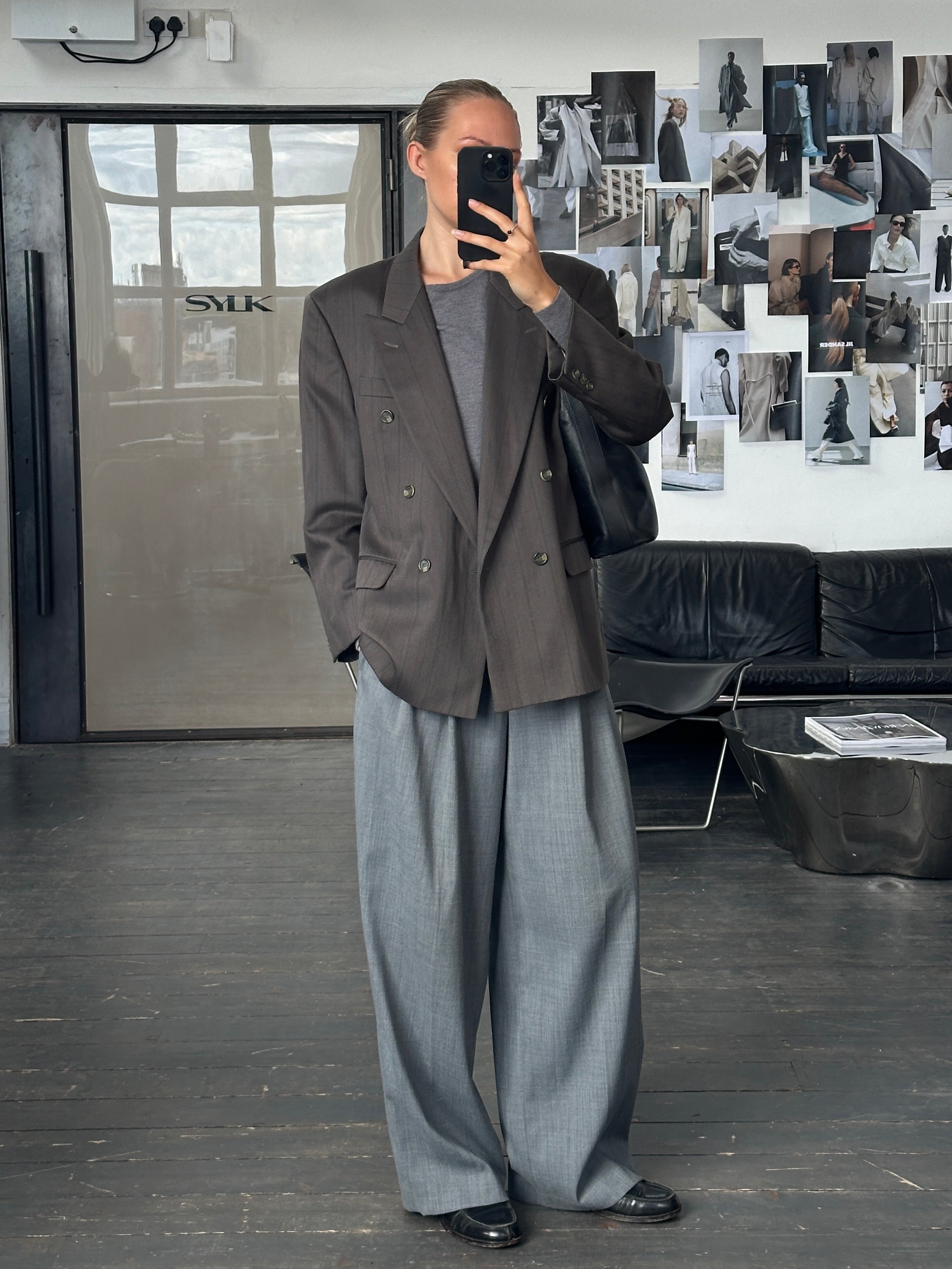 Pierre Balmain 1980s Pure Wool Double Breasted Blazer - 40S/L - SYLK