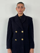 Gianni Versace Versus 90s Bespoke Button Double Breasted Coat - M - SYLK