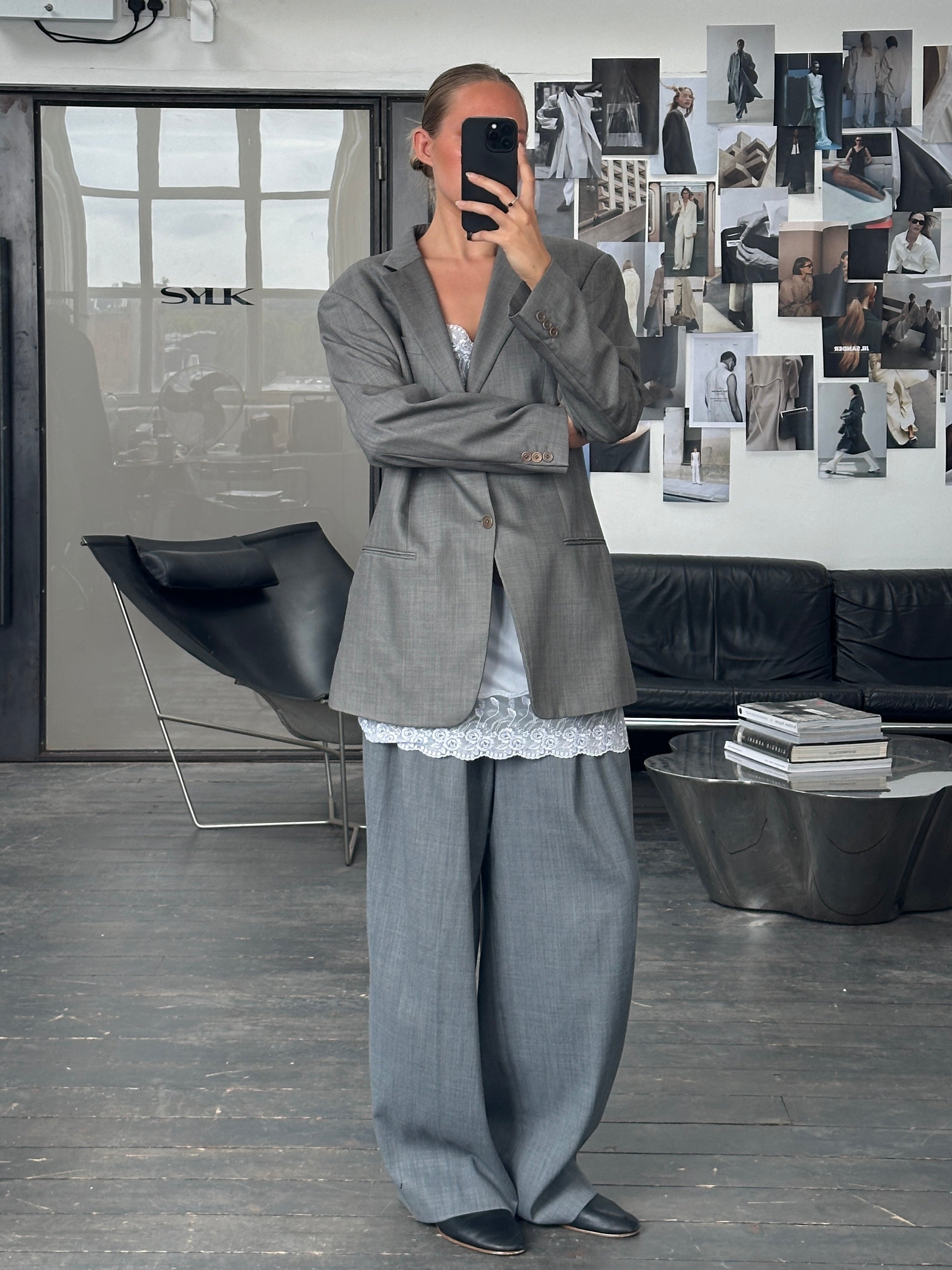 Armani Collezioni 2000s Pure Wool Single Breasted Blazer - 42L/XL - SYLK