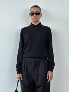 Hugo Boss Pure Wool Logo Polo Jumper - M/L - SYLK