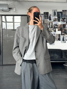 Christian Dior Monsieur 1990s Brushed Wool Single Breasted Blazer - 44R/XL - SYLK