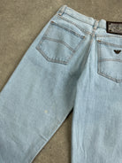 Armani Jeans Light Wash Tapered Leg Denim Jeans - W26 - SYLK