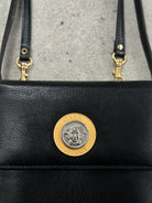 Gianni Versace 1990s Medusa Leather Crossbody Bag - SYLK