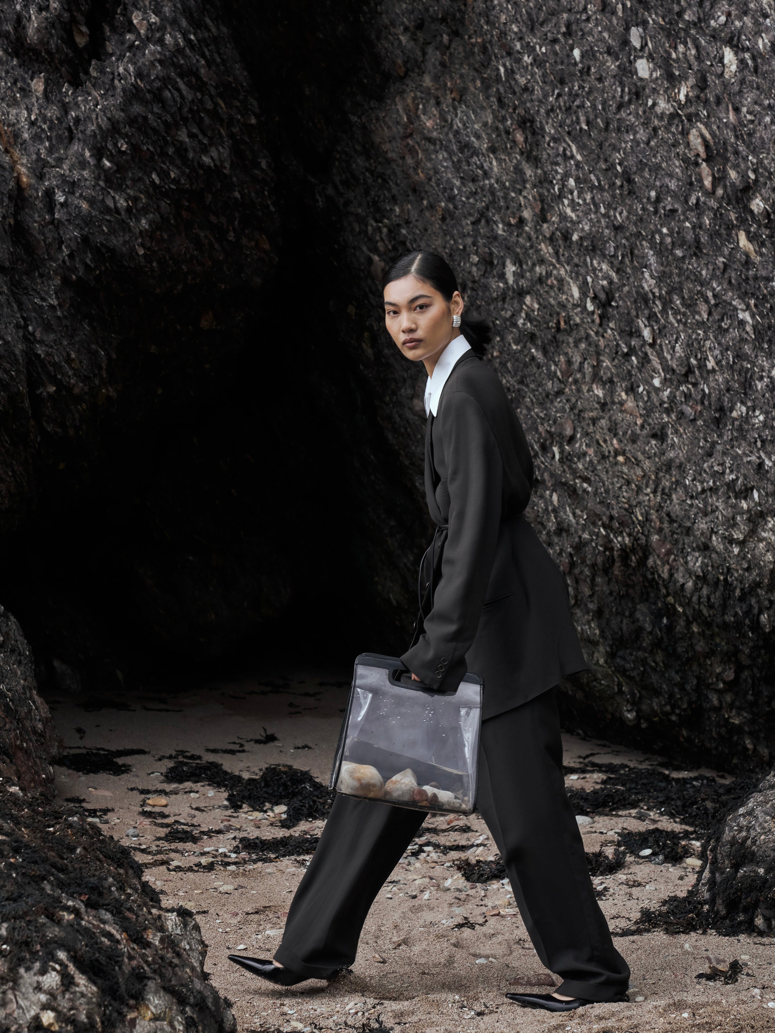 Giorgio Armani Virgin Wool Ribbed Single Breasted Suit - 48L/W36 - SYLK