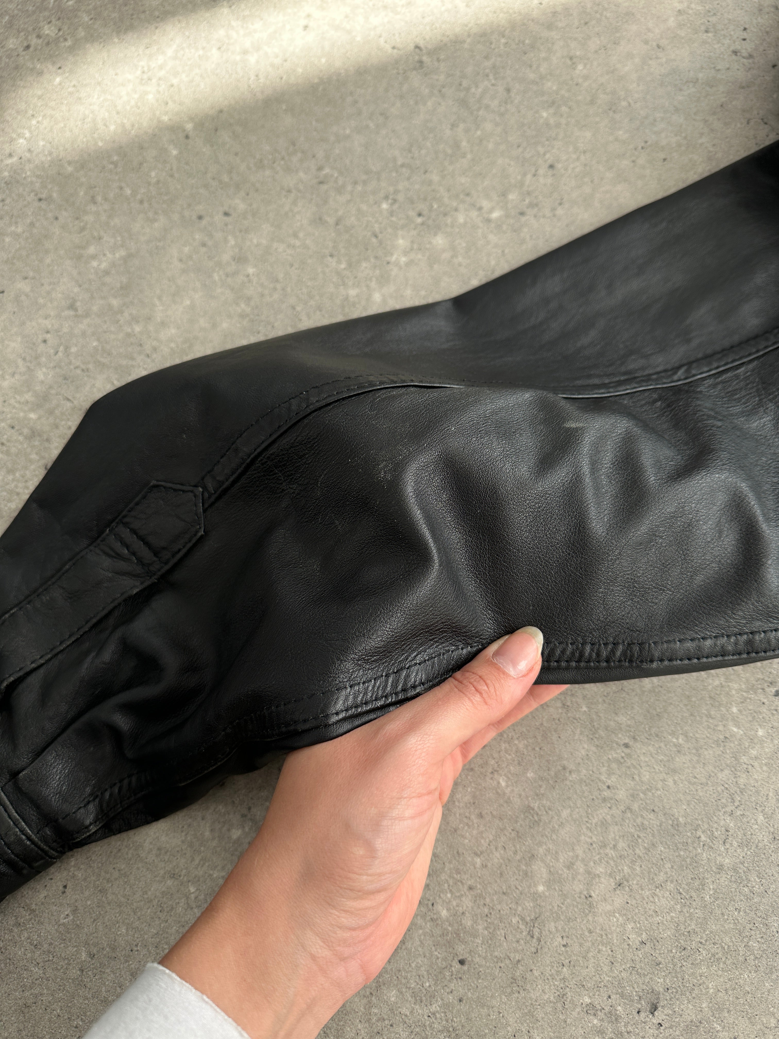 Vintage Leather Shirt - L/XL - SYLK