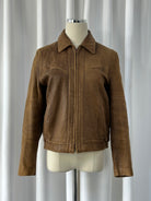 USA Vintage 1980s Leather Bomber Jacket - XS/S - SYLK