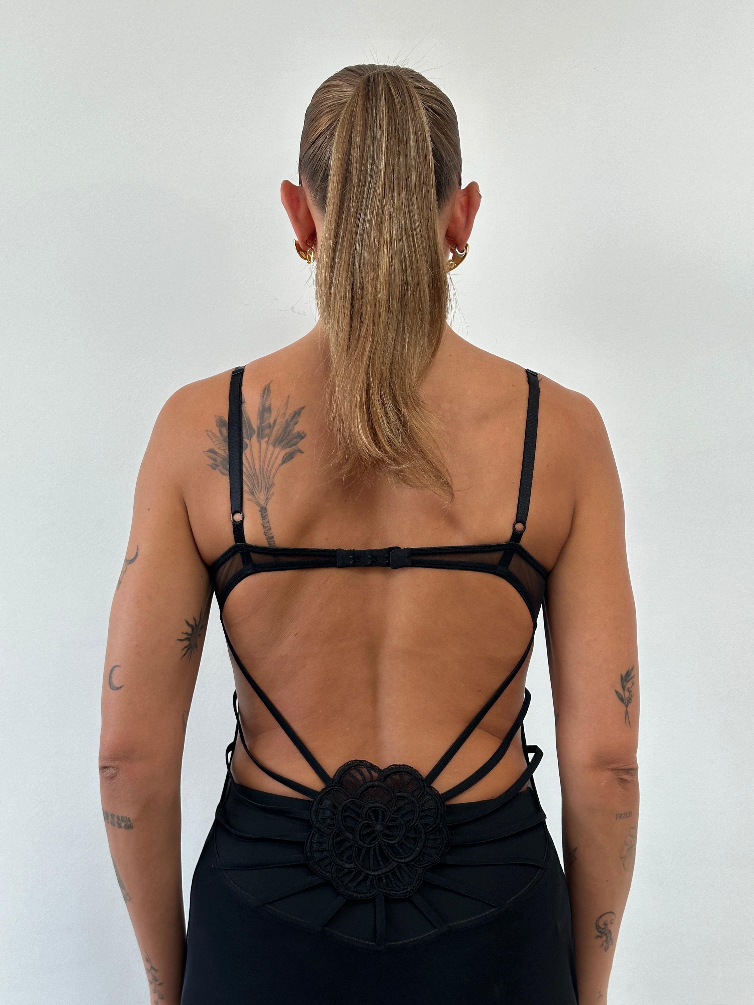 Italian Vintage Sheer Babydoll Lingerie - S - SYLK