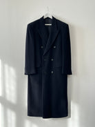 Pierre Cardin Wool Cashmere Double Breasted Floor Length Coat - XL - SYLK