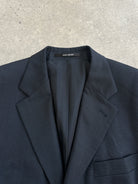 Yves Saint Laurent 1990s Pure Wool Single Breasted Blazer - 42R/XL - SYLK